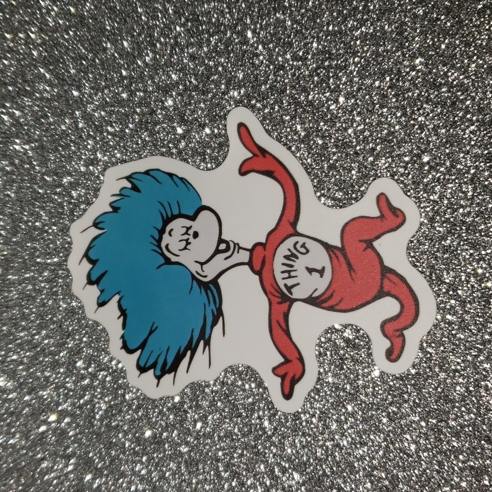 BOOK waterproof sticker DR. SEUSS